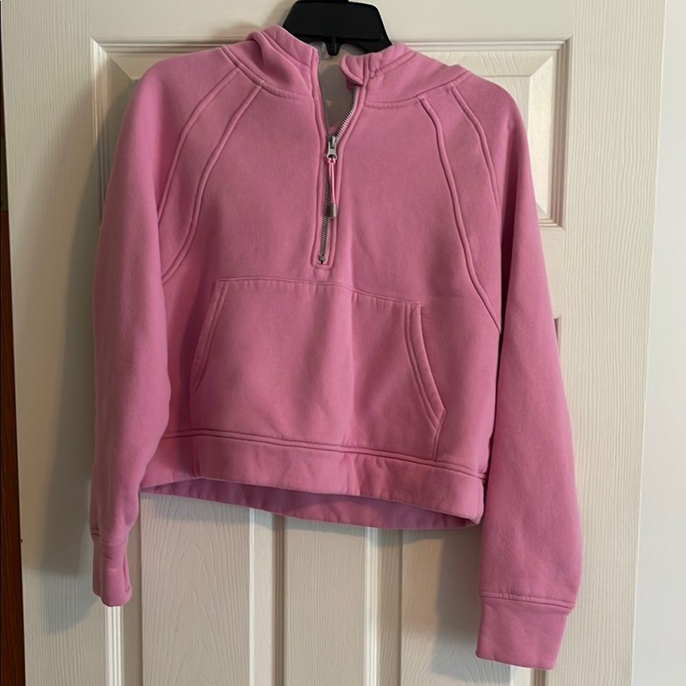 Pink Women's Half-Zip Sweater